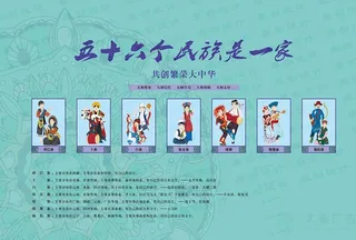 五十六个民族是一家贰部分图片