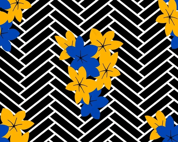 几何花图片