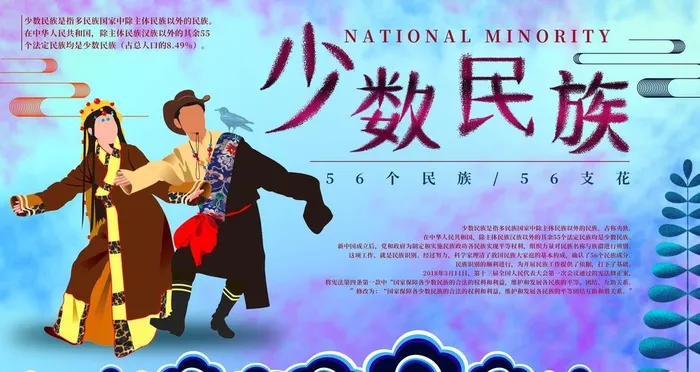 少数民族图片(4452x2504)psd模版下载