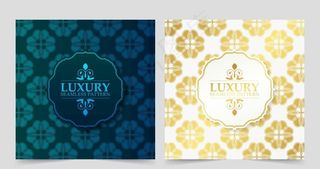 时尚花纹卡片  图片