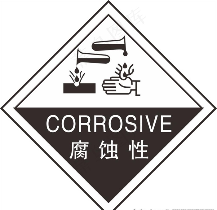 腐蚀性logo图片cdr矢量模版下载