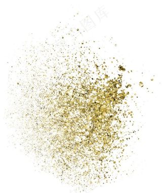 金色粉末图片
