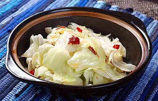 火锅配菜XO酱爆莲白图片