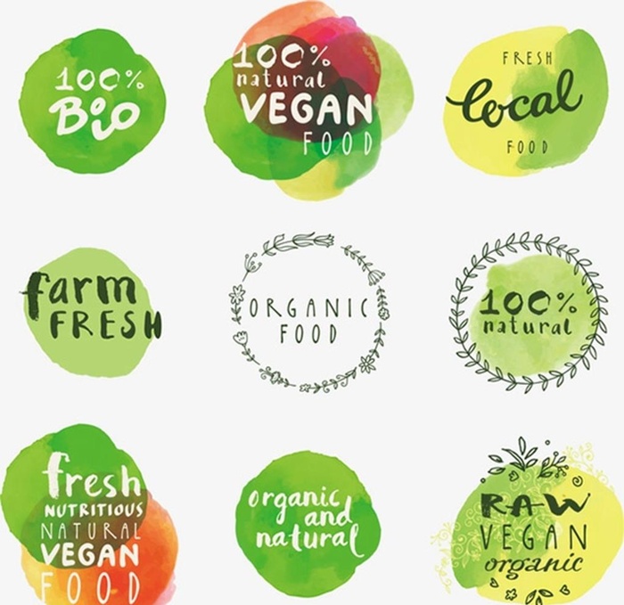 矢量水彩标签图片