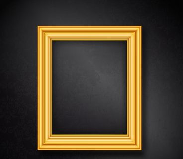 金色画框图片