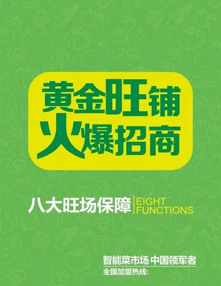 黄金旺铺招商朋友圈宣传图图片