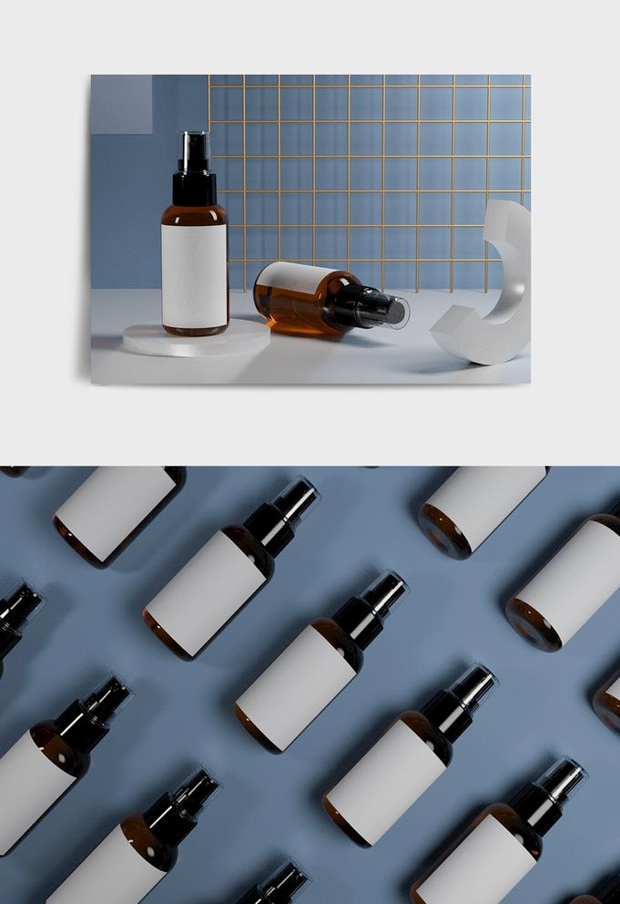 C4D化妆品图片