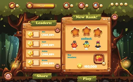 复古游戏界面设计图片