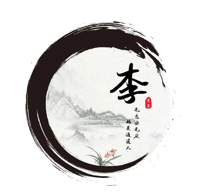 古风头像图片(3543x3543)psd模版下载