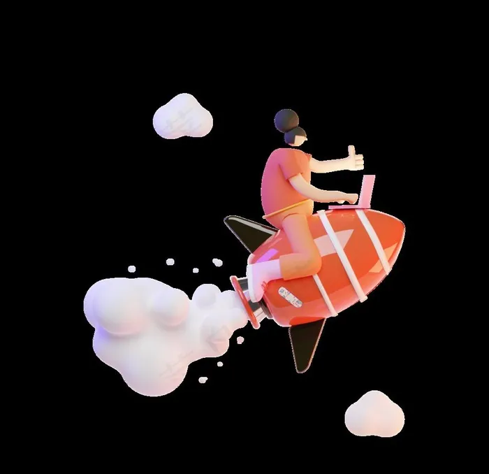 潮流卡通人物 C4D卡通设计图片