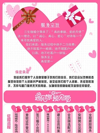 婚介公司服务宗旨图片