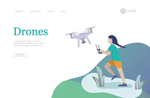 现代科技插画图片