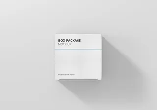 3C电子产品纸盒包装效果图样机图片