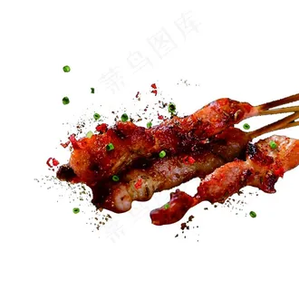 烤串 矢量图图片