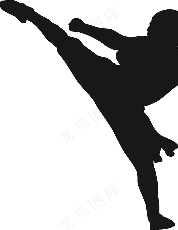 武术剪影图片