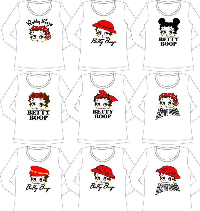 T恤 印花图片ai矢量模版下载