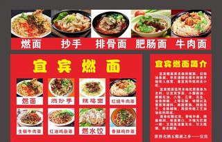 宜宾燃面图片