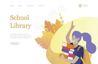 手绘人物插画图片