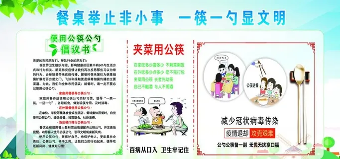 公筷公勺 公筷公勺海报图片