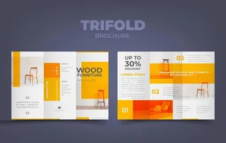 企业三折页图片