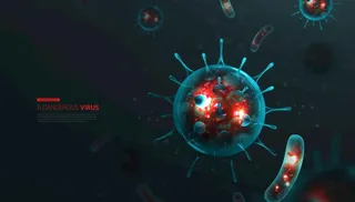 医学研究细菌分析背景图片