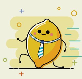 可爱柠檬海报图片