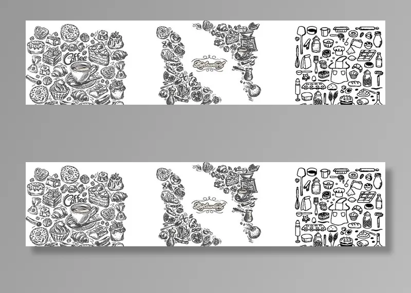 手绘图片eps,ai矢量模版下载