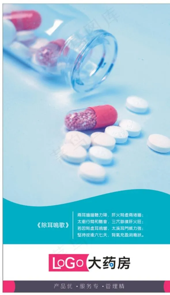 医药海报图片cdr矢量模版下载