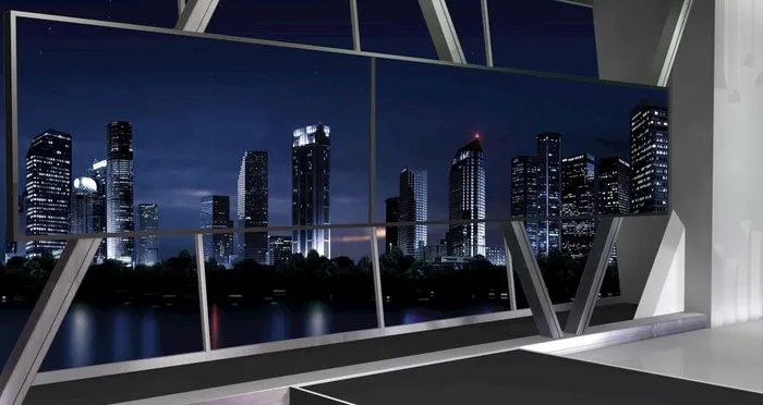 演播室虚拟抠像背景图片