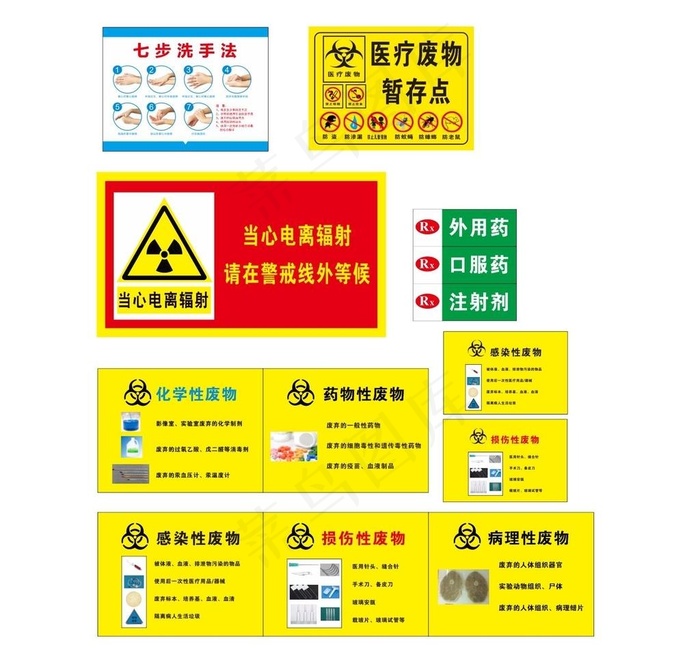 医疗废物图片cdr矢量模版下载