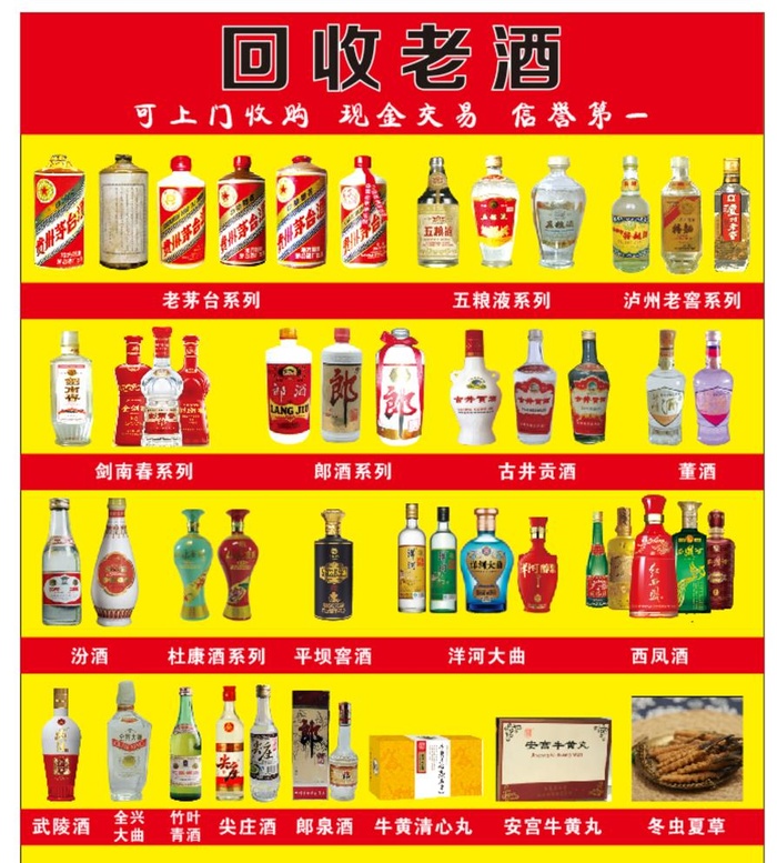 回收老酒图片