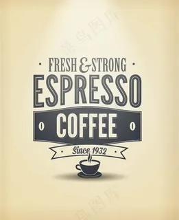 复古 咖啡 咖啡厅 海报 矢量图片