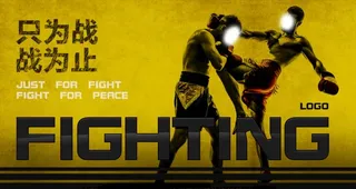 综合格斗PK海报图片