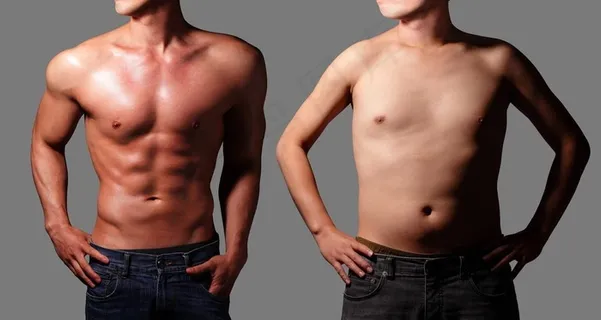 男士减肥对比图片