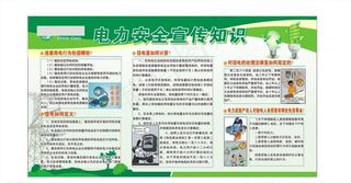 国家电网 电力安全 展板图片