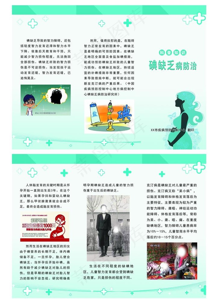 地方病之碘缺乏图片psd模版下载