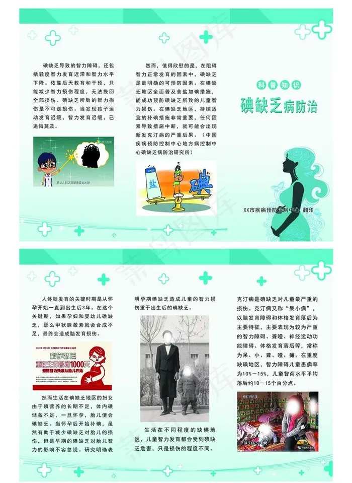 地方病之碘缺乏图片psd模版下载