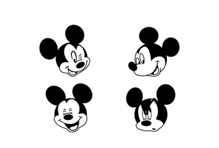 米老鼠卡通矢量图片