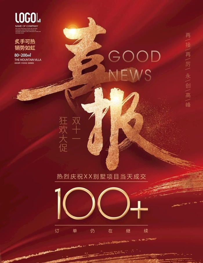 喜报图片(3543x4724)psd模版下载