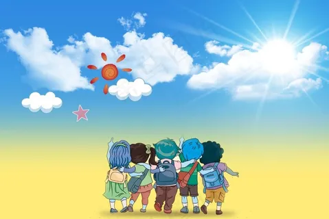 放学上学路上图片