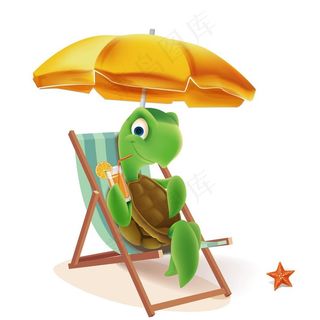 卡通海龟矢量图图片