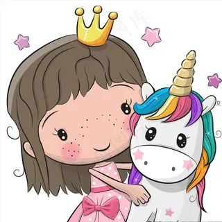 可爱卡通女孩图片