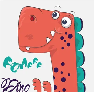 手绘卡通动物画图片