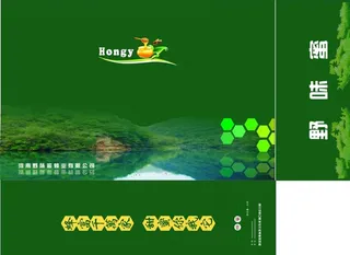 绿色食品礼盒图片