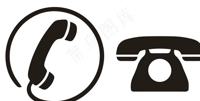 电话logo图片cdr矢量模版下载
