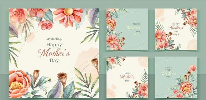 母亲节海报素材图片