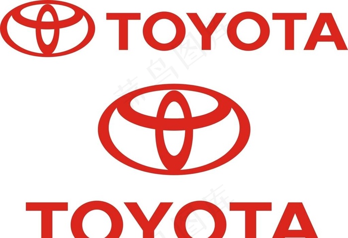 丰田车标图片