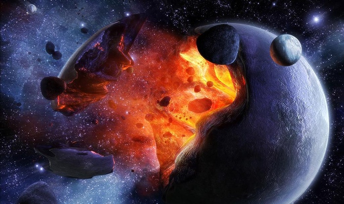星球爆炸图片