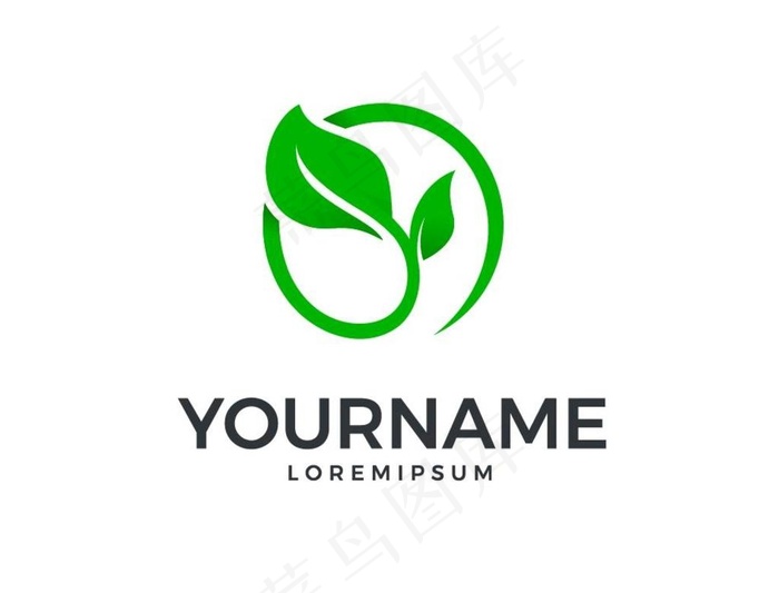 绿色环保茶叶茶园logo标志图片