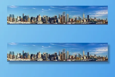 纽约全景图图片